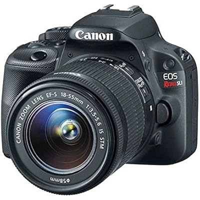 Canon EOS Rebel SL1 18.0 MP CMOS Digital SLR with 18-55mm EF-S is STM Lens Black