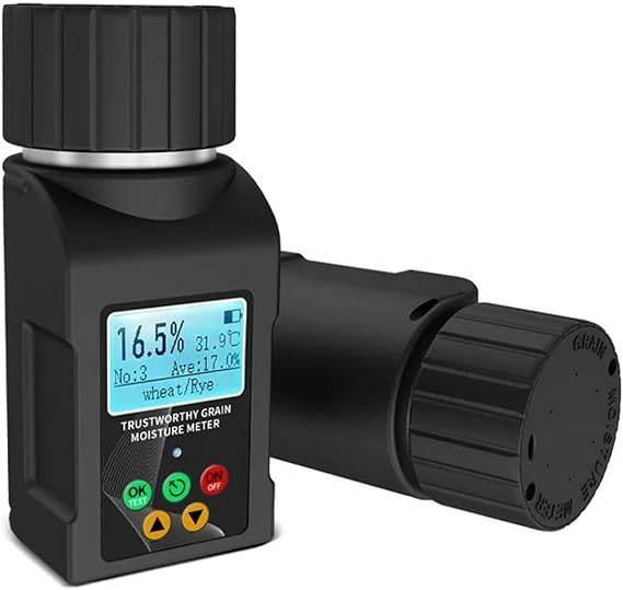 Moisture Meter, Tea Vanilla Moisture Meter Multilingual Grain Moisture Meter Coffee Bean Moisture Meter Cocoa Bean