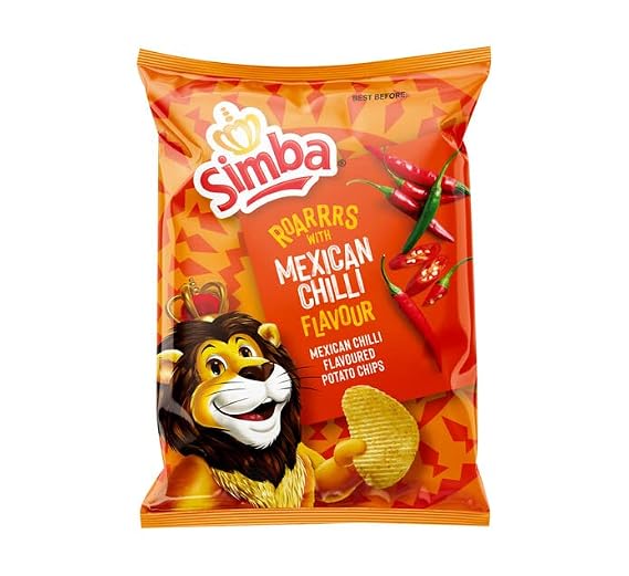 Simba Crisp Mexican Chilli 125g Bag | 4 Pack |