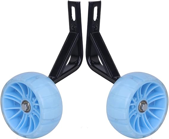 12-20" Blue Bicycle Riding Training Wheels, Bicycle Stabilisers, Kids Bike Stabilisers Bicycle Riding Training Universal