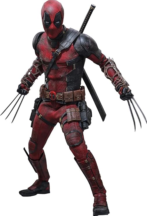 (Hot Toys) Movie Masterpiece Deadpool & Wolverine Deadpool (Battle Version) 1/6 Scale Figure