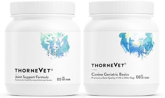 Joint Support Formula and Canine Geriatric Basics Soft Chews Bundle