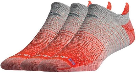 Drymax Thin Running No Show Tab Socks, 3 Pair