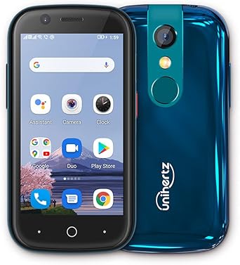 Unihertz Jelly 2 - Compact Android 11 Mini Smartphone, 4G Unlocked, 6GB RAM + 128GB Storage, NFC, Dark Green Support T-Mobile & Verizon & AT&T only