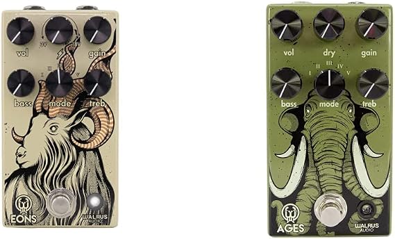 Walrus Audio Eons Five-State Fuzz (900-1070) & Ages Five-State Overdrive (900-1052)