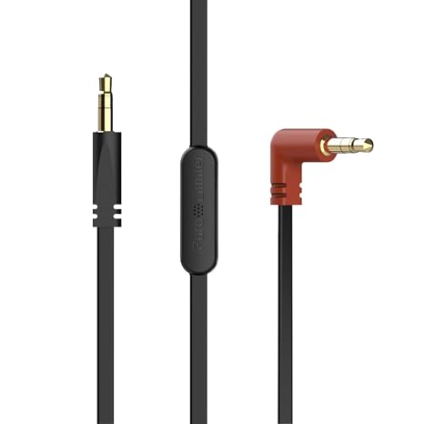 Puro Sound Labs 3.5mm Male to Male Audio Cable - 85dB Limited Aux Cable with Mic, Premium Shielded Aux to Aux Cord, 3.5mm Stereo Audio Cable Male to Male, Heavy Duty Headphone Cord Audio Cable Jack