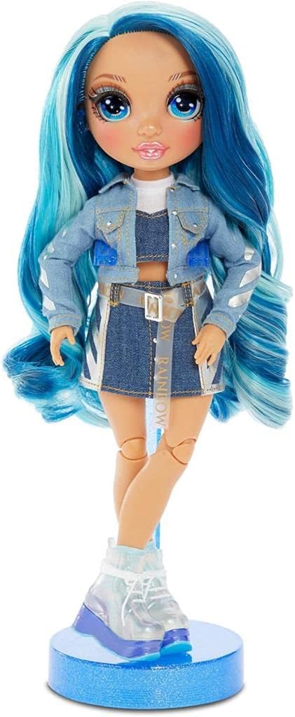 Rainbow Surprise Rainbow High Skyler Bradshaw - Blue Clothes Fashion Doll with 2 Complete Mix & Match Outfits and Accessories, Toys for Kids 4 to 15 Years Old