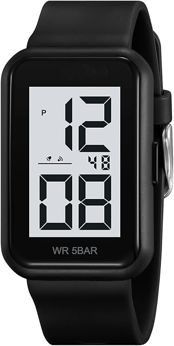 BESTKANG Digital Sports Watch Waterproof Watch Men's and Women's Leisure Digital Watch