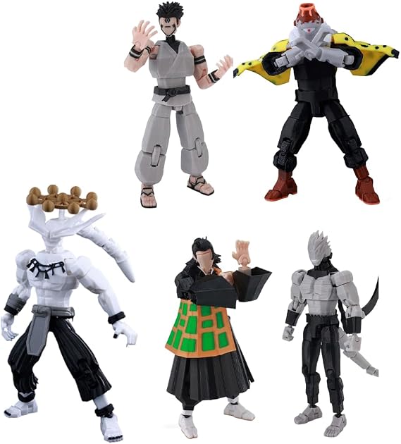 JJK Figures Choso Figure Makora Anime Figurine Ryomen Sukuna Action Figure Mahito Highly Articulated Joints Statue 5.51IN