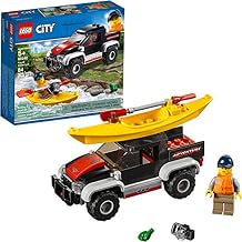 LEGO City Great Vehicles Kayak Adventure 60240 Building Kit (84 Pieces)