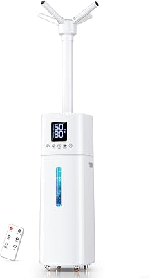 15L4Gal Humidifier Large Room, 600mlh Misting, 72H Runtime, Top Fill, Humidifiers for Home, Easy to Move, Humidifiers for Bedroom Large Room, Aroma Diffuser, 12H Timer, Auto Shutoff Protection