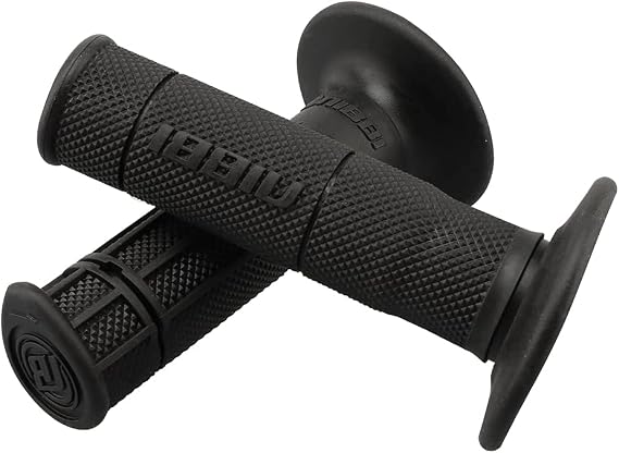 NIBBI Motorcycle Hand Grips 7/8" 22mm 24mm Dirt Bike Grips Universal Motorcycle Handlebar Grips ATV Twist Throttle Non-Slip Rubber Racing Grip for Motocross