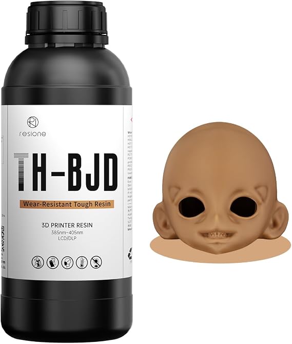 RESIONE TH-BJD Tough ABS-Like 3D Printer Resin, Wear Resistant, Bronze