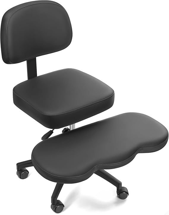 Xylolfsty Cross Legged Office Chair,ADHD Friendly,Comfortable Meditation Criss Cross Chair with Wheels & Wide Seat,Kneeling Chair for Home,Office,Adults,Teenagers,Fidgety Sitters,Posture Improvement