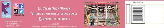 Ceaco - Ice Cream Shop Window - 2000 Piece Jigsaw Puzzle