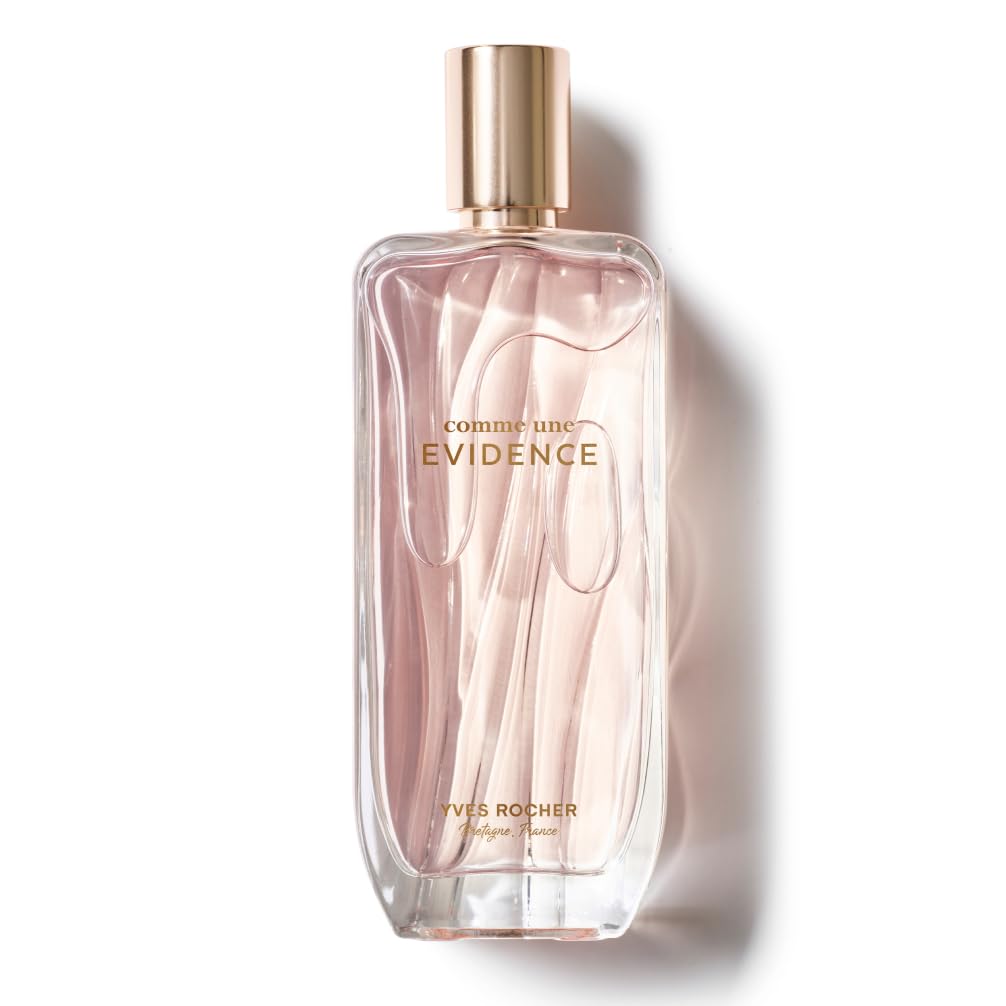 Yves Rocher COMME UNE EVIDENCE - Eau de Parfum Women - Floral Chypre Fragrance with Rose Bergamot and Patchouli - Elegant Perfume for Women - 100 ml