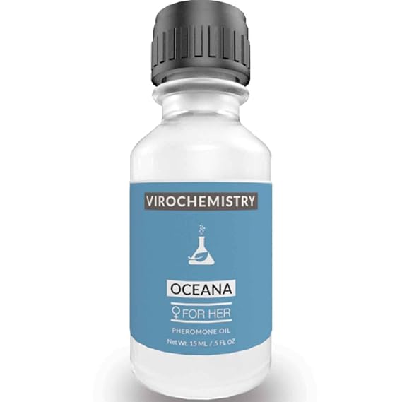Pheromones For Women (OCEANA) - Elegant, Ultra Strength Organic Fragrance Body Perfume Oil 15mL Concentrate [Human Grade Pheromones to Attract Men]