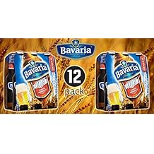Bavaria Holland Original Malt Beverage  Non Alcoholic  Drink - Pack of 6 Glass Bottles x 2 Packs 330ML