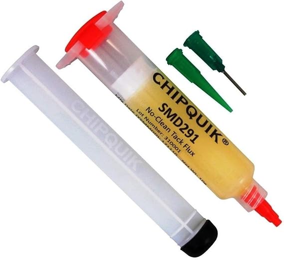 Chip Quik SMD291 Tack Flux No-Clean (10cc/10g Syringe)