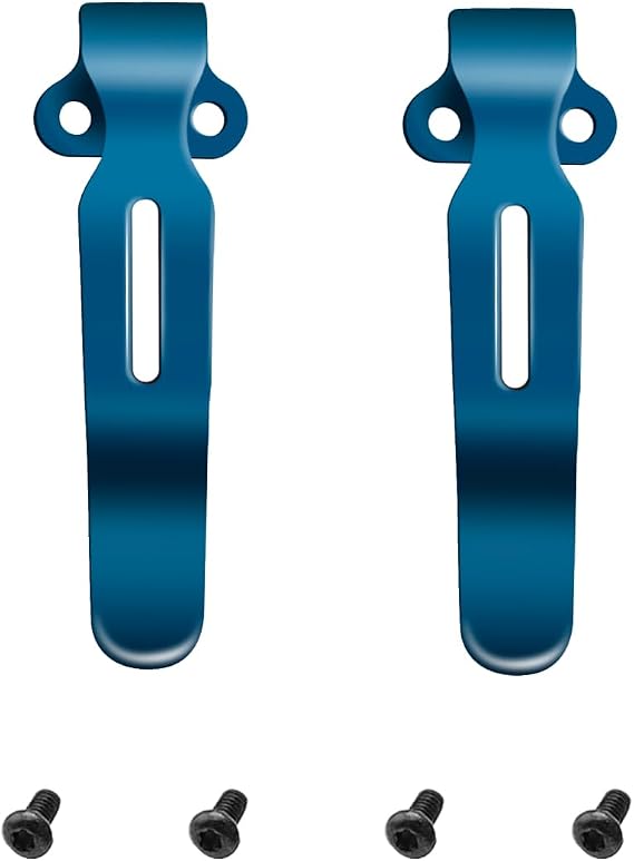 2PCS Blue Deep Carry Pocket Clip Compatible with 535 with Screws