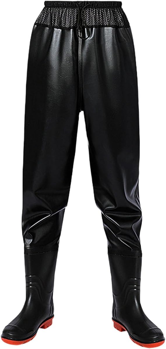 Fishing Waders for Men Women, Waterproof Waist Wader Pants with Boots