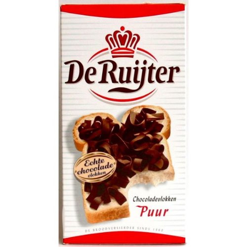 De Ruijter Chocoladevlokken Puur 10.5 Oz Chocolate Vlokken Pack of 7