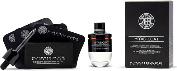 Kamikaze Collection Miyabi Coat 2.0 Ceramic Coating 30ml, Easy to Use Ceramic Coating for Cars, Extremely Durable, Ultra Deep Gloss, Scratch Resistant, Advanced Formula Bonds to Paint