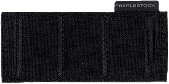 Eberlestock Fade Molle Adapter - Hook and Loop Backing - Secure Accessories - 3x1 Strong Panels - Black (Pack of 2)