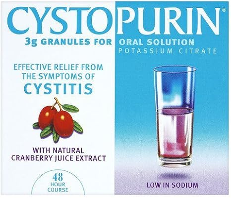 Cystopurin 3g Granules for Oral Solution with Natural Cranberry Juice Extract 6 Sachets by Cystopurin x 3 Pack (=Total 18 Sachets)