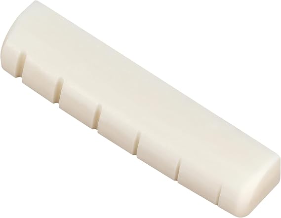 42mm Guitar Bone Nut Pre-Slotted Bone Nuts for 6 String for Acoustic Folk Guitar Replacement Parts Accessories (1)