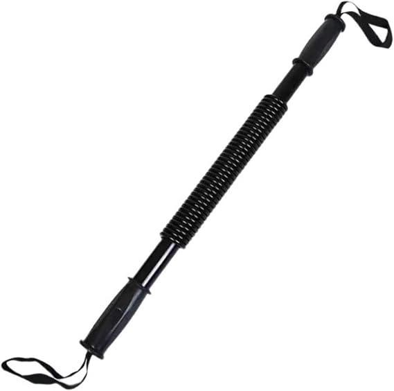 1 PC Power Twister Bar, Heavy Duty Chest Expander, Dual Spring Arms, Forearm and Chest Exercises