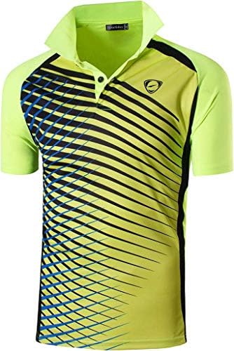 Mens Golf Shirt Short Sleeve Quick Dry Sport Polo Tee Shirt T-Shirts Tshirt Tops Tennis Pickleball Badmintion LSL195