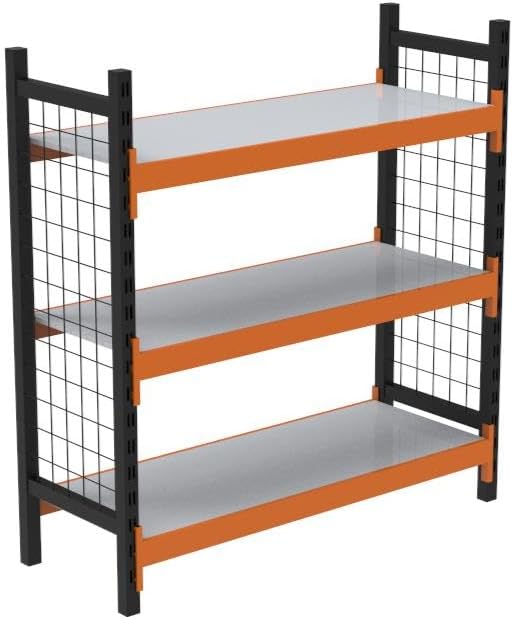 3 Katlı Dekoratif Midi Rack - Ekonomik Depo,Arşiv, Kiler Rafı