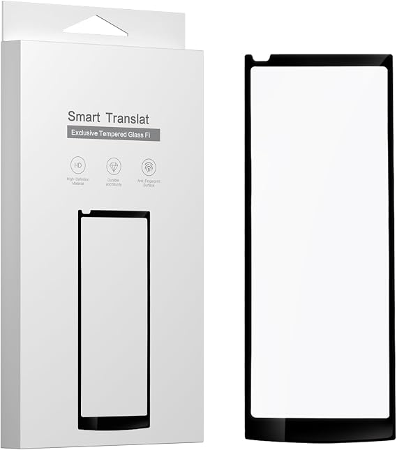 iflytek 1 Pack Screen Protector Translator 4.0 with Cleaning and Installation Kit, Full Coverage Anti-Scratch Tempered Glass Film, [9H Hardness] [HD Clear] [Bubble-Free Installation]