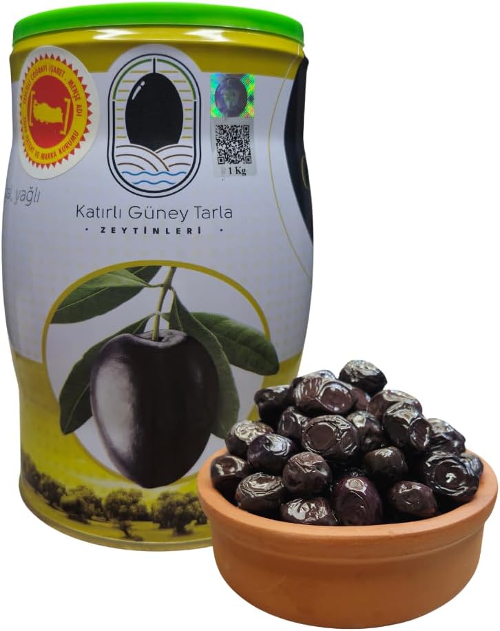 Katırlı Güney Tarla Gemlik Village Table Black Olives 1 KG