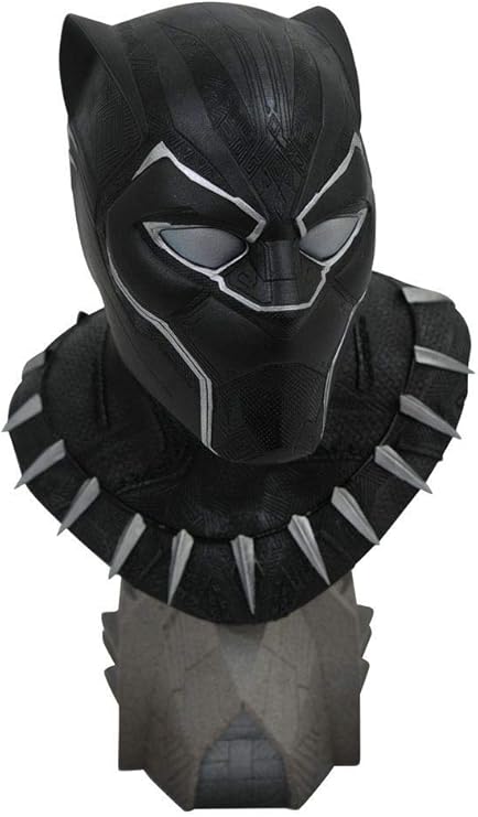 Legends in 3-Dimensions: Black Panther Movie 1: 2 Scale Resin Bust, Multicolor