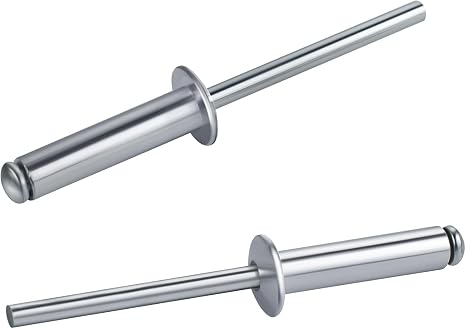 100 PCs 1/4'' x 3/4''Aluminum Blind Rivets, Pack of 100 CT 6.4mm x 20mm Pop Rivets with Aluminum Grip and Steel Mandrel
