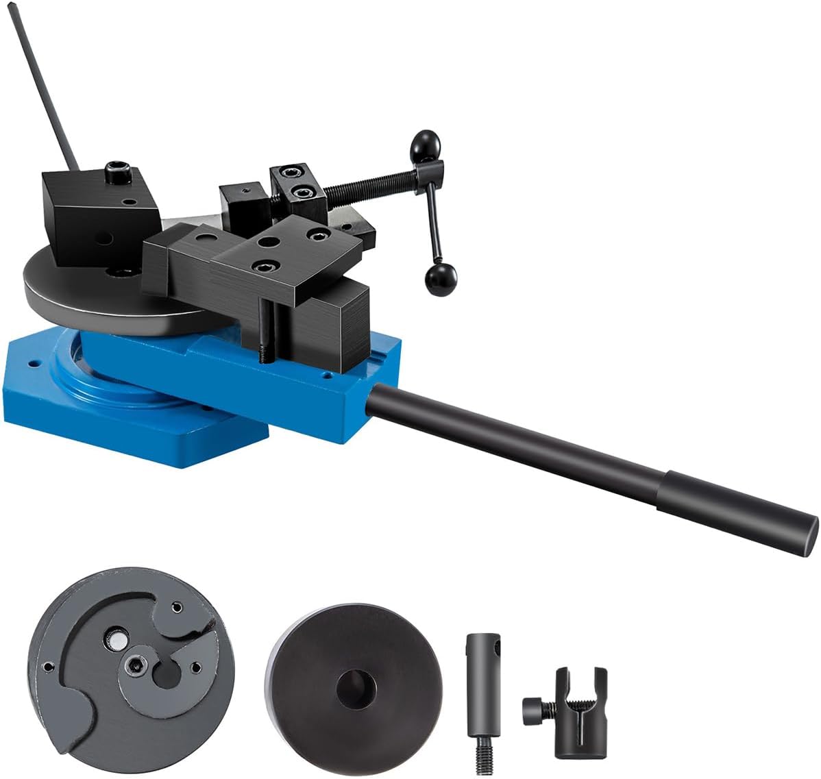 Happybuy SBG-40 Metal Scroll Bender High-Hardened Steel Scroll Bender Combination of Scroll Radius and Angle Bending Universal Metal Rod Bender For Steel Brass Cooper Aluminum