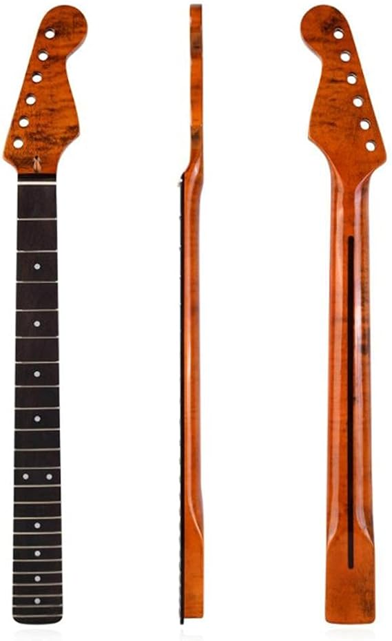 E-Gitarrenhalsersatz 22 Bünde Gitarrenhals kompatibel TL ST Tele Back Center Line Style Ersatzteile E-Gitarre