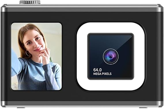 Digital Camera with 50MP Resolution, Zoom Capability and Auto Focus, Suitable for Capturing Photos at Any Distance (black + 64g)