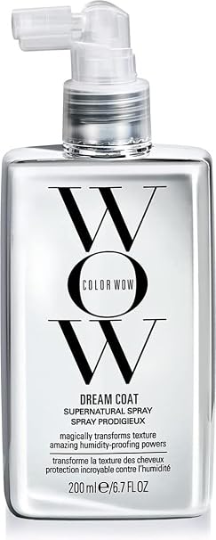 COLOR WOW Dream Coat Anti-Humidity Frizz Control Spray for Glass Hair | Anti-frizz treatment and humidity-proofing spray delivers glassy-smooth, frizz-free hair. Heat activated, lasts 3-4 shampoos.