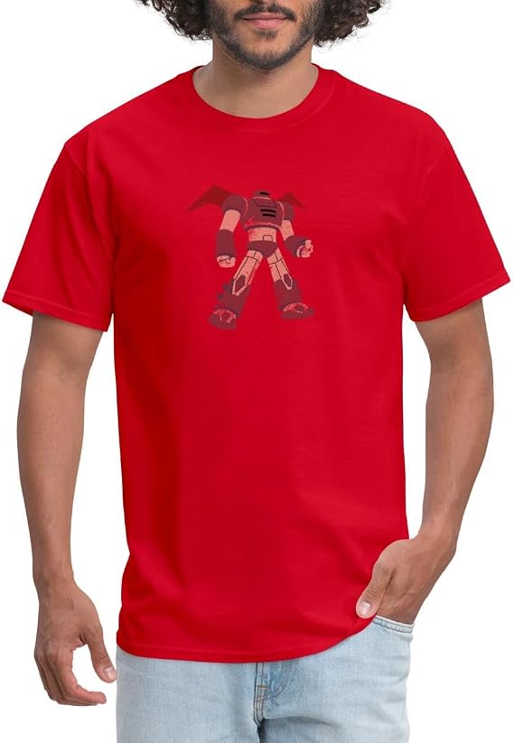 Epic Superhero Costume Red Armor Robot Hero Men's T-Shirt