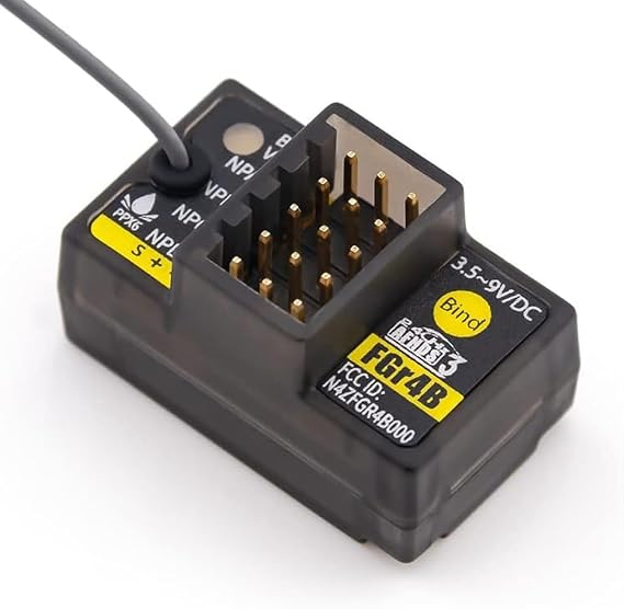 GoolRC Flysky FGr4B Receiver 2.4GHz 4 Channel Receiver for Flysky AFHDS3 PL18 NB4 NB4 Lite Transmitter