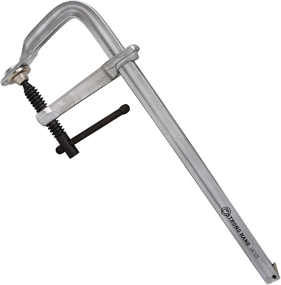 Strong Hand Tools Utility Bar Clamp, Light Duty, Capacity: 8-1/2 (216 mm), Throat Depth: 4, Clamping Pressure: 850 LBS (390 kg), Rail Size: 25/32 x 3/8, UE85