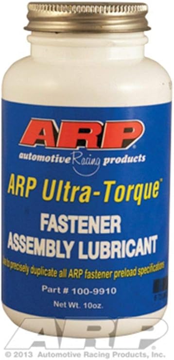 ARP Assembly Lubricant, Ultra Torque, Fastener Assembly Lubricant, Conventional, 10 oz Brush Top Can, Each