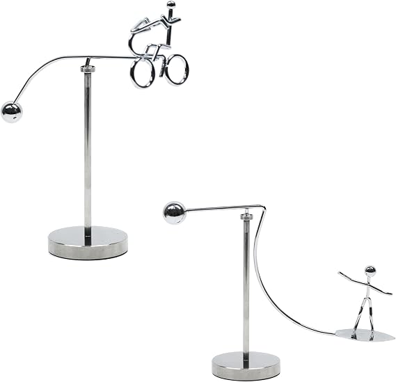 Magictech Steel Balance Toy Balancing Tumbler Toy Kinetic Art Balance Toy Steel Balance Toy Balancing Tumbler Toy Home Office Decor Desk Toy PH03-PH06