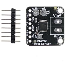 INA260 Voltage Current Module, DC 3.0V-36V High & Low Side Current Voltage Power Sensor Module Current Power Supply Sensor