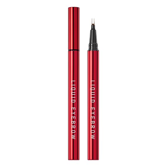 Faux Brow, Microblading Eyebrow Pencil with Hair Like Strokes, Double-Brush Tip Filling Eyebrow Pen for Women, Fast & Precise & Pigmented Makeup, Great for Sparse  Brows(01 Light Brown)