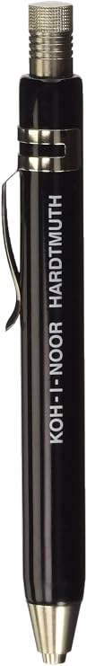 KOH-I-NOOR Black Mechanical Pencil With Sharpener - 3.2mm 5358