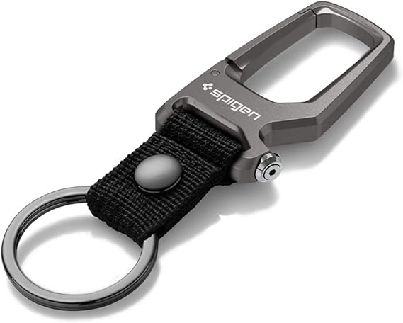 Spigen Anahtarlık Kanca ve Şişe Açacağı Carabiner Füme - AHP01869 (Spigen TR Garantili)